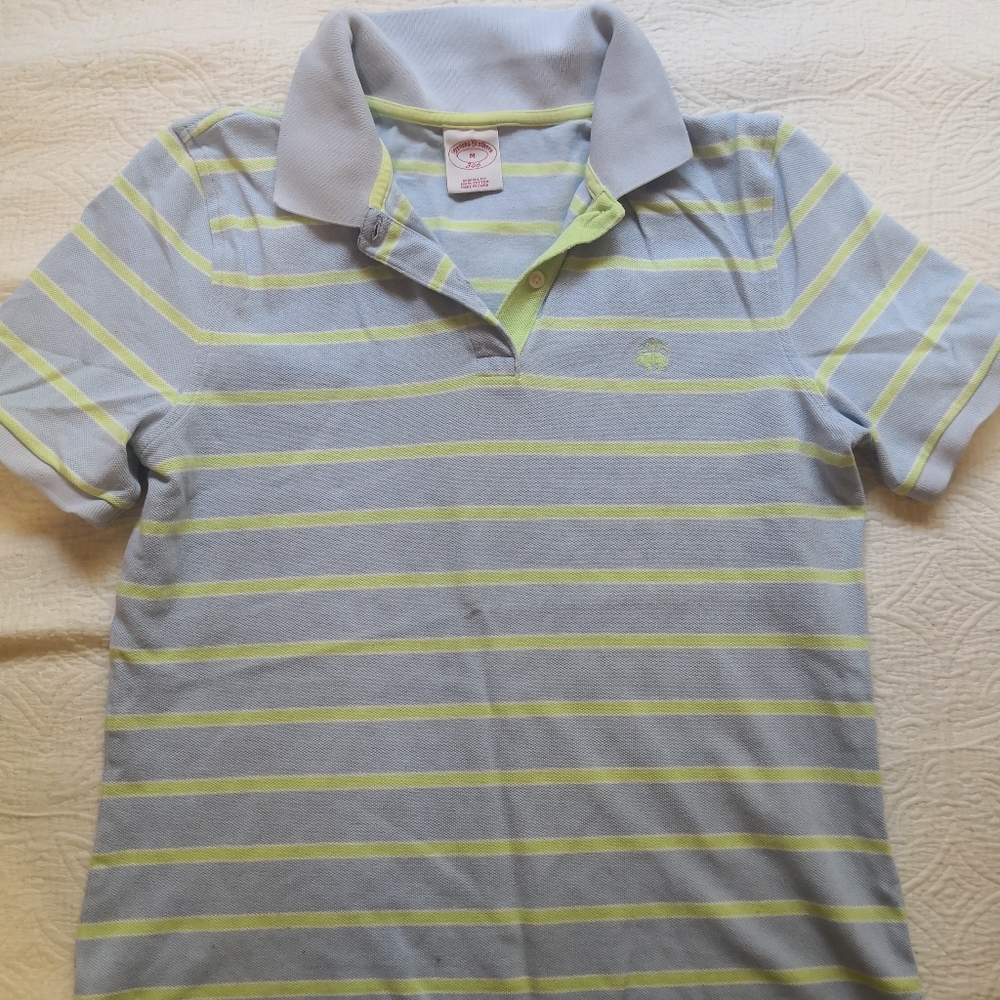 Brooks Brothers- vintage cropped polo style tee